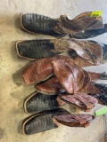 3 pairs of boots