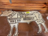 cow sign 20x 13