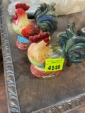 rooster salt and pepper shakers