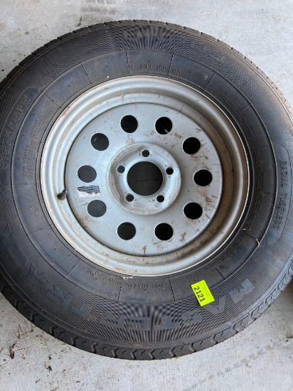 trailer wheel and tire 225/75/15