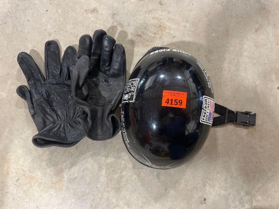 helmet and gloves
