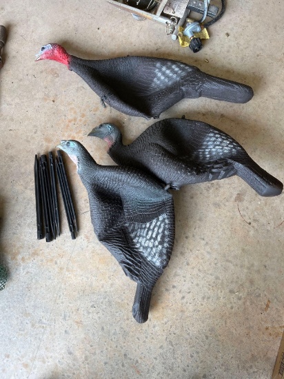 turkey decoys with carrying bag