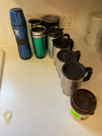 coffee mugs/ thermoses