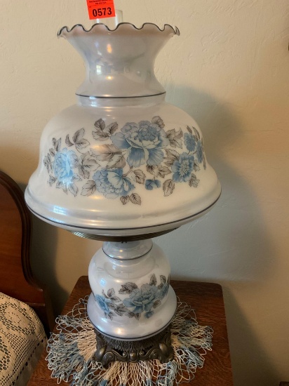 Vintage hurricane lamp
