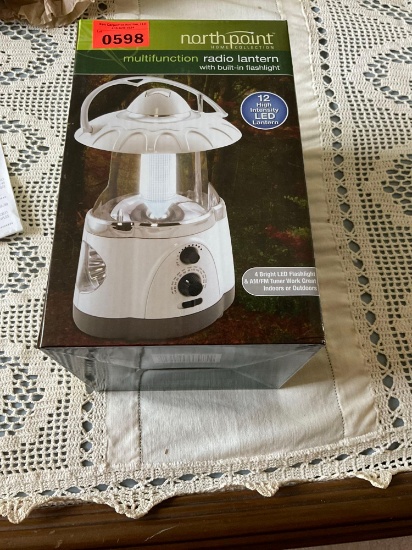 Radio, lantern brand new.