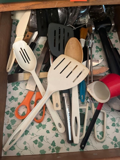 Flippers, tong, scissors, tenderizer
