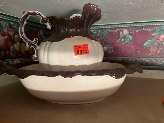 Pitcher and bowl