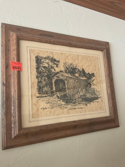 Picture of old covered bridge