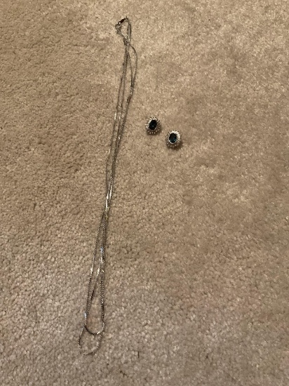 Necklace and earrings