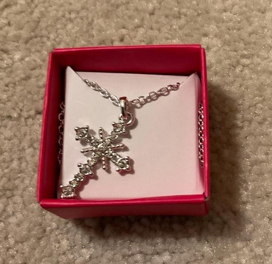 Necklace bracelet earrings all brand new