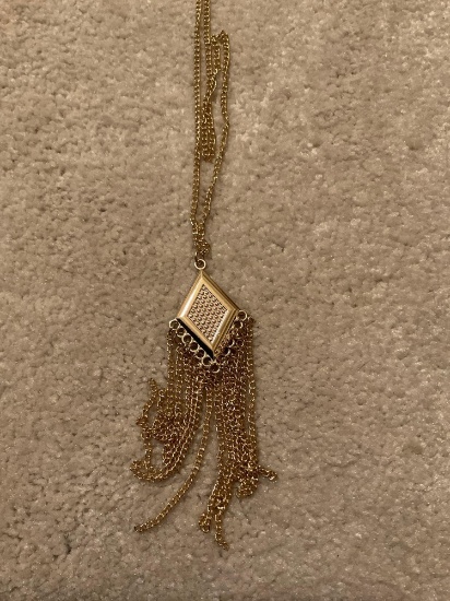 Gold plated necklace
