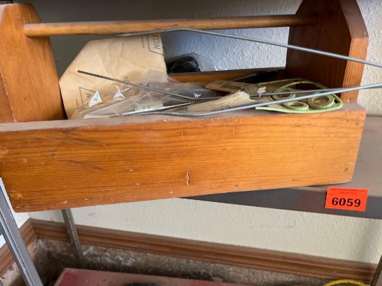Paint brushes loves screws, small caddy to carry it in