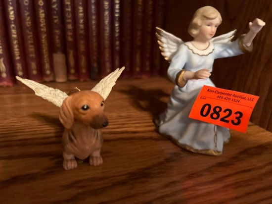 Angel and a dog angel