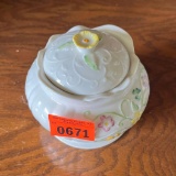 Belleek pottery Irish Flax collection.