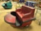 Vintage Red 2 Person Amusement Park Track Car
