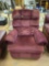 Maroon La-Z-Boy Rocker Recliner