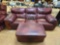 Lane Leather Master Couch and Ottoman