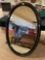 Decorative Black with Gold Trim Wall Mirror