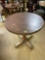 Vintage Wood Round Topped Bar Table