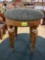 Small Upholstered Seat Foot Stool