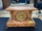 Vintage Seth Thomas Brass Footed Adamantine Mantle Piece Clock No Key