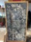 Large Double Panel Antique Metal Art Ceiling Tin Made Into Wall Decoration
