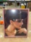 Vintage Pink Light Up Display Case with Posing Model Picture
