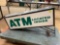 Vintage Light Up ATM Located Inside Sign