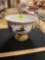 Vintage Charles Wysocki Christmas Love 2000 Decorative Christmas Pedestal Bowl