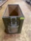 Large Antique Steel Ammo Can without Lid
