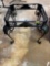 Small Black Painted Metal Patio Table Legs