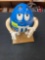 Vintage Blue M&M Candy Dispenser