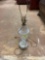 Vintage Hollywood Regency Style Cut Glass Table Lamp