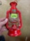 Vintage Moon Light Small Red Hurricane Kerosene Lantern