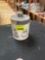 Vintage Echt Opaline White Glass Farm Design Canister with Lid