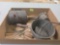 Box of Assorted , Antique and Vintage Kitchen Items and Utensils.