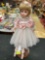 Vintage Geppeddo Porcelain Ballerina Doll with Stand