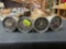 4 Tachometer Engine Hours Gauges