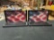 2 Wooden American Flag Decorative Displays