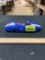 Vintage Schylling Number 11 Blue Friction Sparkle Race Car Toy