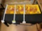 3 NBA Champions 2016 Cavaliers Flags with Clip on Flag Poles