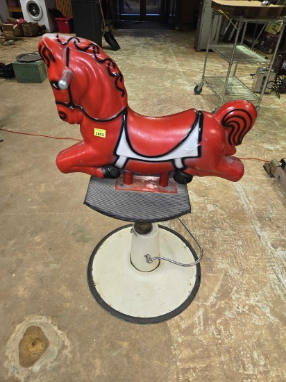 Carousel Childs Barber Chair.