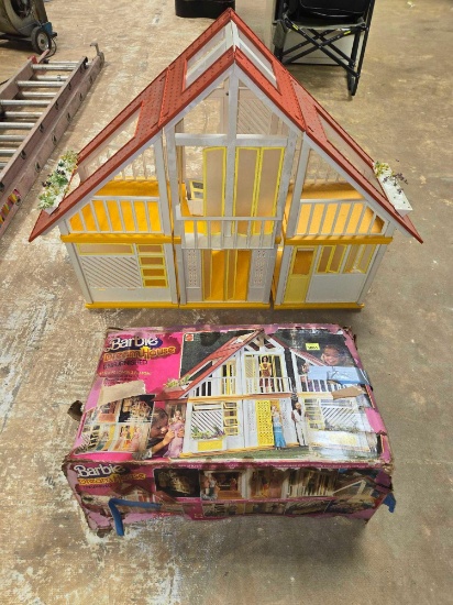 Vintage Barbie Dream House 3 Pieces with Original Box.