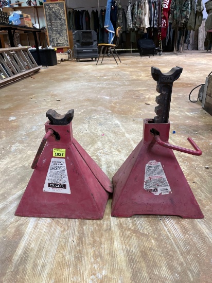Set of 2 Ex-Cell 5 Ton Capacity Jack Stands