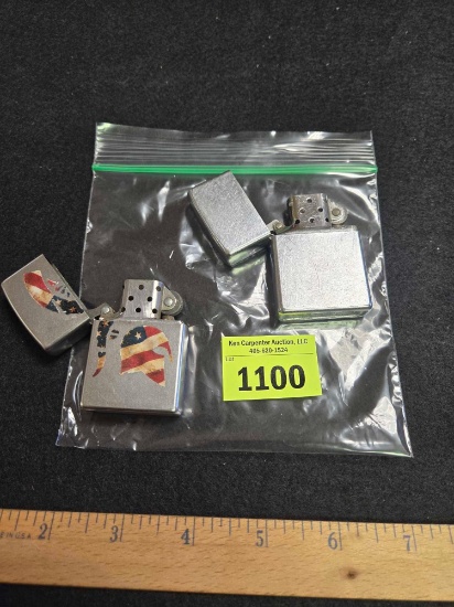 2 Zippo Lighters, Both One Money.