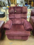 Maroon La-Z-Boy Rocker Recliner