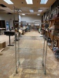 Heavy Duty Restaurant Style Metal Shelf with Castors