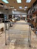 Heavy Duty Restaurant Style Metal Shelf with Castors