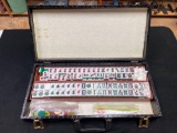 Vintage Mahjong Set with Case