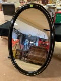 Decorative Black with Gold Trim Wall Mirror